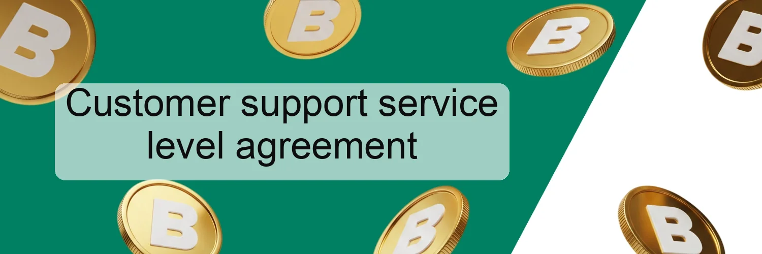 Customer support service level agreement Customer support service level agreement